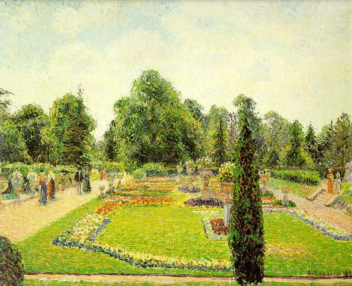 Camille Pissaro Kew, The Path to the Main Conservatory France oil painting art